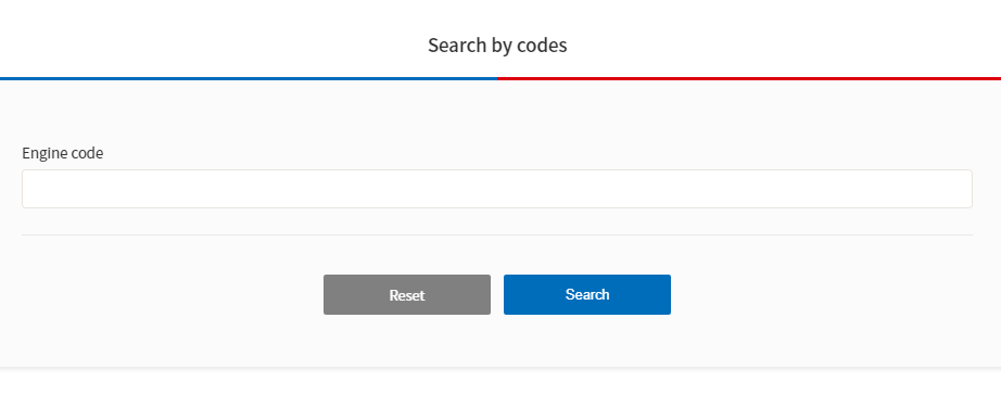 Engine timing tool step 2_Option B: Fill in the engine code