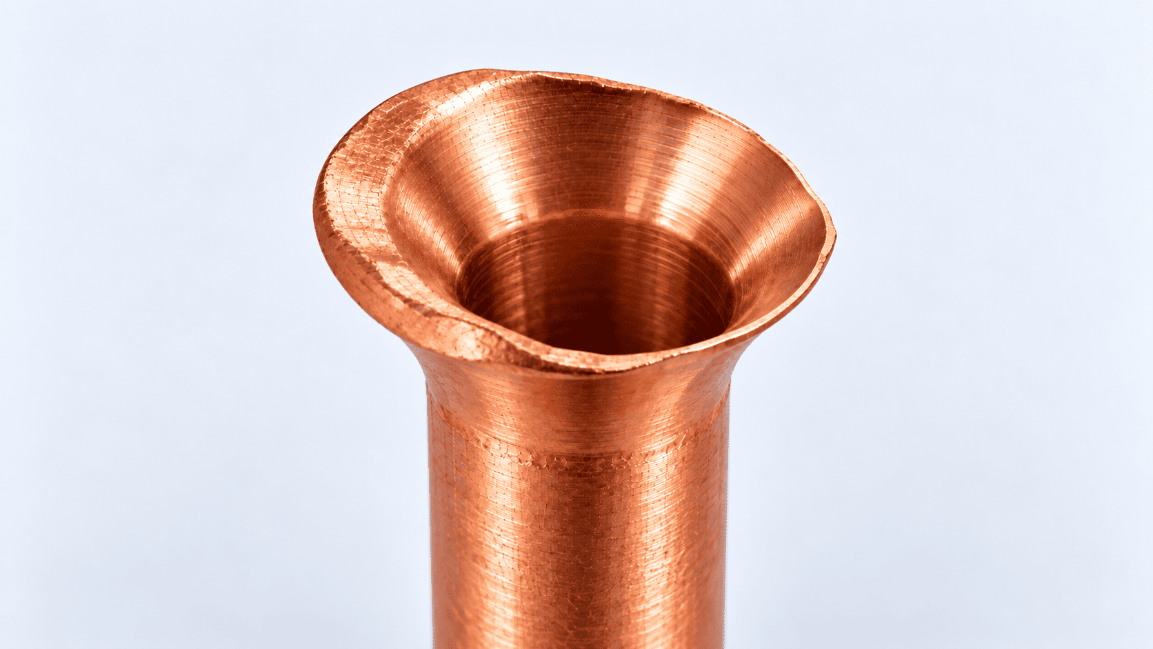 Espesor irregular en un abocinado