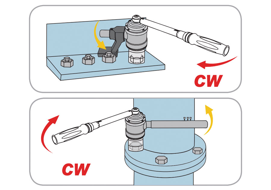 Reaction arm installation diagram