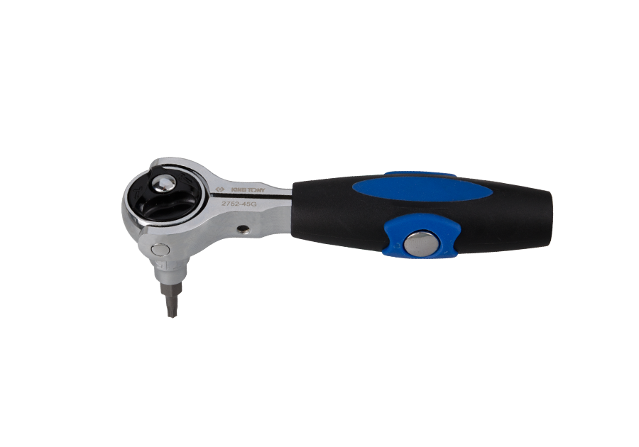 KING TONY 2752-45G swivel round head ratchet